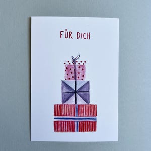 Carte postale // Pour vous // Cadeau // Carte d'anniversaire // Carte cadeau // Carte de Noël