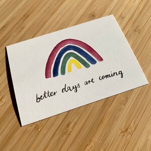 Carte postale : des jours meilleurs arrivent
