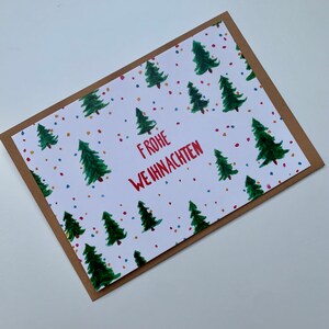 Weihnachtskarten // Frohe Weihnachten // Weihnachtspost // Grußkarte Frohe Weihnachten // Geschenkidee