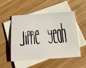 Postcard Yippee Yeah