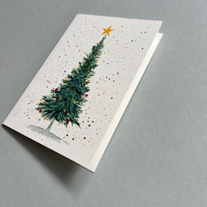 Christmas tree folding card // Christmas // Christmas mail // Merry Christmas greeting card // gift idea // Christmas cards // festive