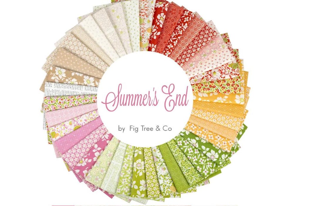 Summer's End Fat Quarter Bundle Fig Tree & Co. for Moda Fabrics 35430AB ...
