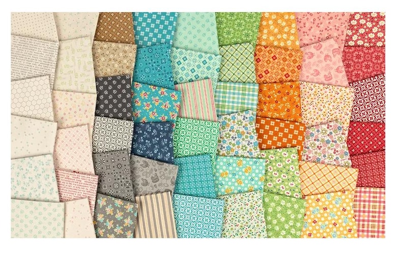 Farmer's Daughter Fat Quarter Bundle Lori Holt for Riley Blake Designs ...