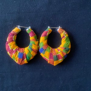 Kente wrap Earrings