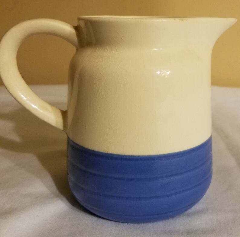 Small Pottery Pitcher, 4 1/2 Inches Tall Etsy