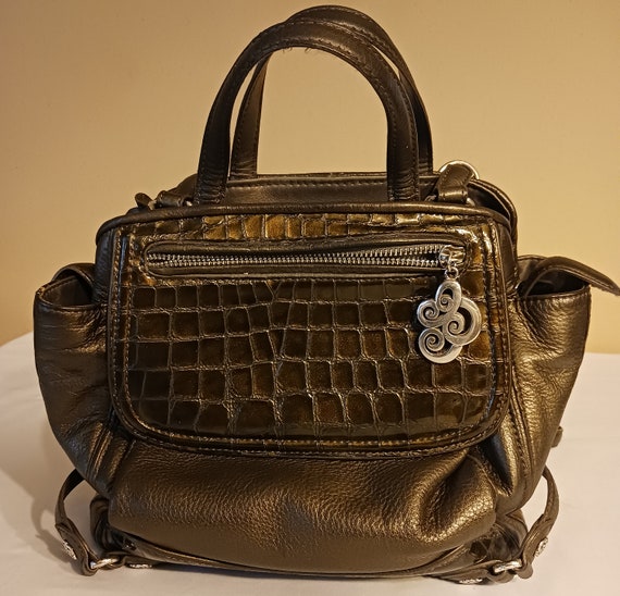 Brighten Leather Handbag/Backpack Style Number E5… - image 1