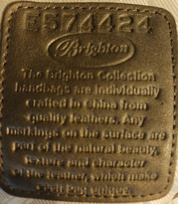 Brighten Leather Handbag/Backpack Style Number E5… - image 4