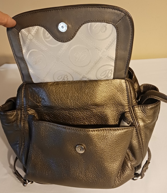 Brighten Leather Handbag/Backpack Style Number E5… - image 3