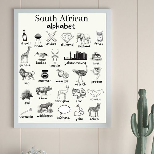 Sawubona South African Digital Print Etsy