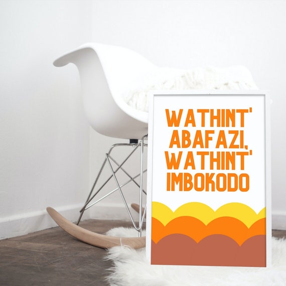 Women's Day South Africa Xhosa Quote Digital Print Etsy