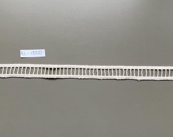 Ladder Cotton Insertion Venice Lace Trim Scraps, 3/8