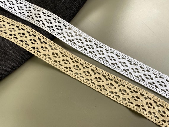 Ecru Cotton Lace 3.2 cms Ecru Cotton Lace 3.2 cms