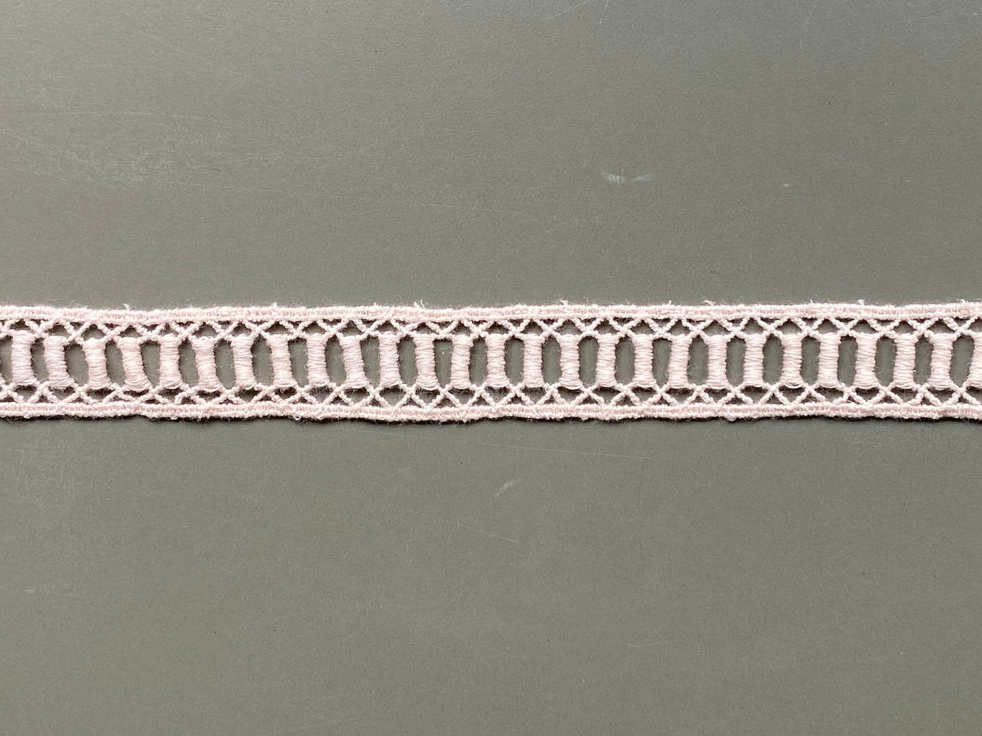 Ladder Entredeux Cotton Venice Lace Trim, 1 1/8