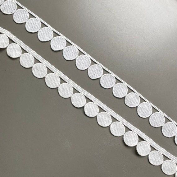Circle Scalloped Edge Cotton Venice Lace Trim 1 1 16 1 1 4 Wide