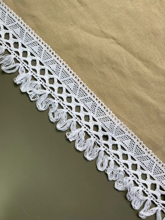 Set 2 Federe Cuscino Stile Francese Con Bordo All'Uncinetto: 51x66 Cm, 100% Cotone Leggero, Chiusura A Busta - Romantico E Morbido