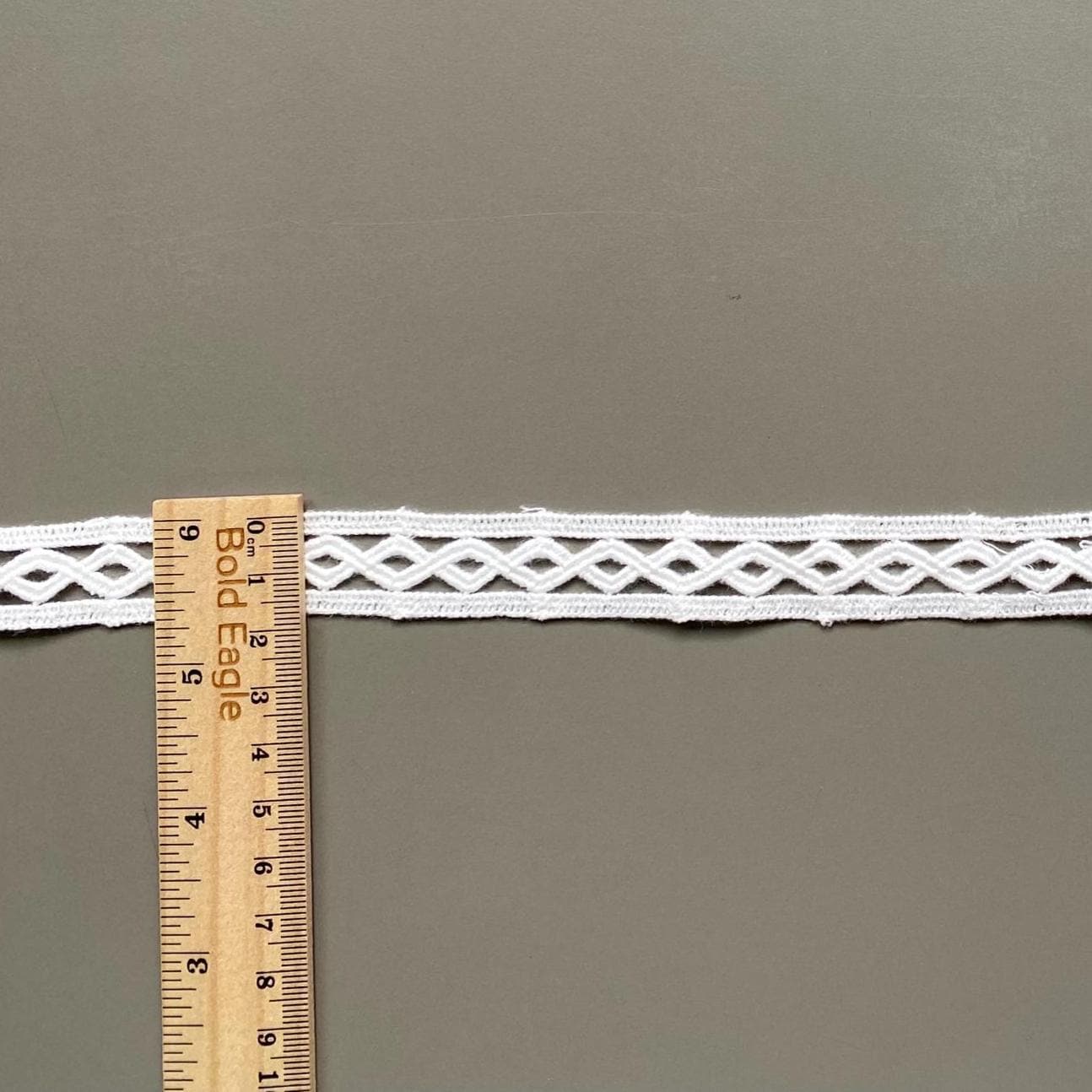 Ladder Cotton Insertion Venice Lace Trim Scraps, 3/8