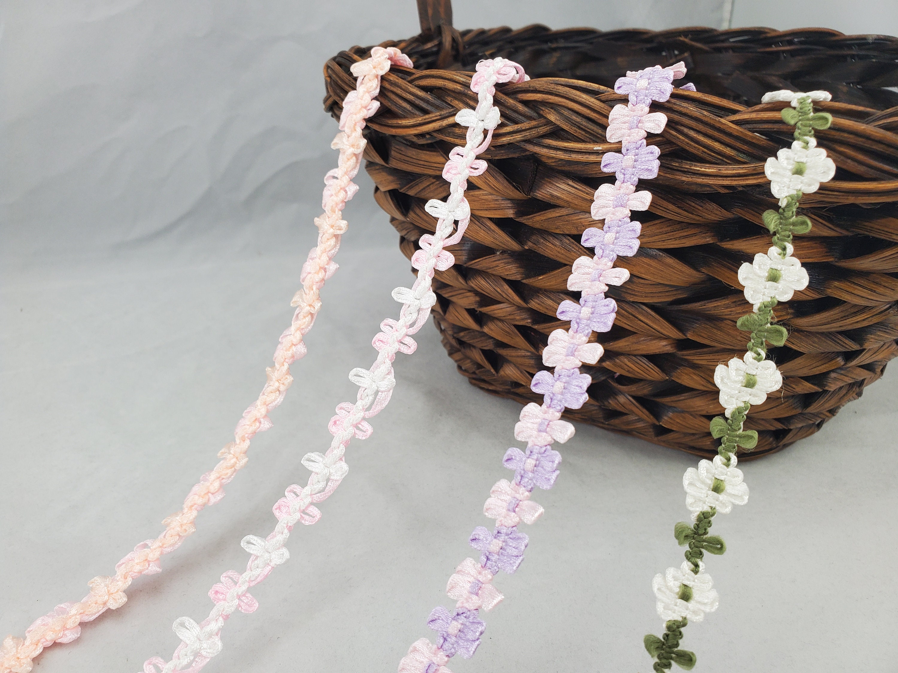 Blushing Blooms Floral Ribbon, 1.5 x 20 yards, Ivory Multi – Love That  Ribbon