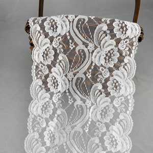 Non-Stretch Lace - Scallop edge - 50mm wide (2) - 2.5 metre