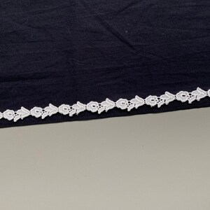 Elfenbein Boho Viskose Venezianer Spitze, 1,4cm breit, Puppenspitze, Braut Spitze