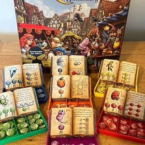 Quacks von Quedlinburg Brettspiel Tabletts 3D Gedruckte Deluxe Upgrade Tabletts Für Basisspiel & Erweiterungen