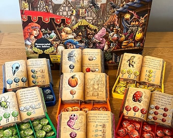 Vassoio per giochi da tavolo Quacks of Quedlinburg, vassoio deluxe stampato in 3D per il gioco base e le espansioni