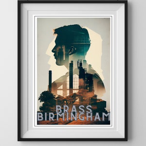 Board Game Wall Poster Art Print Brass Birmingham Multiple Sizes