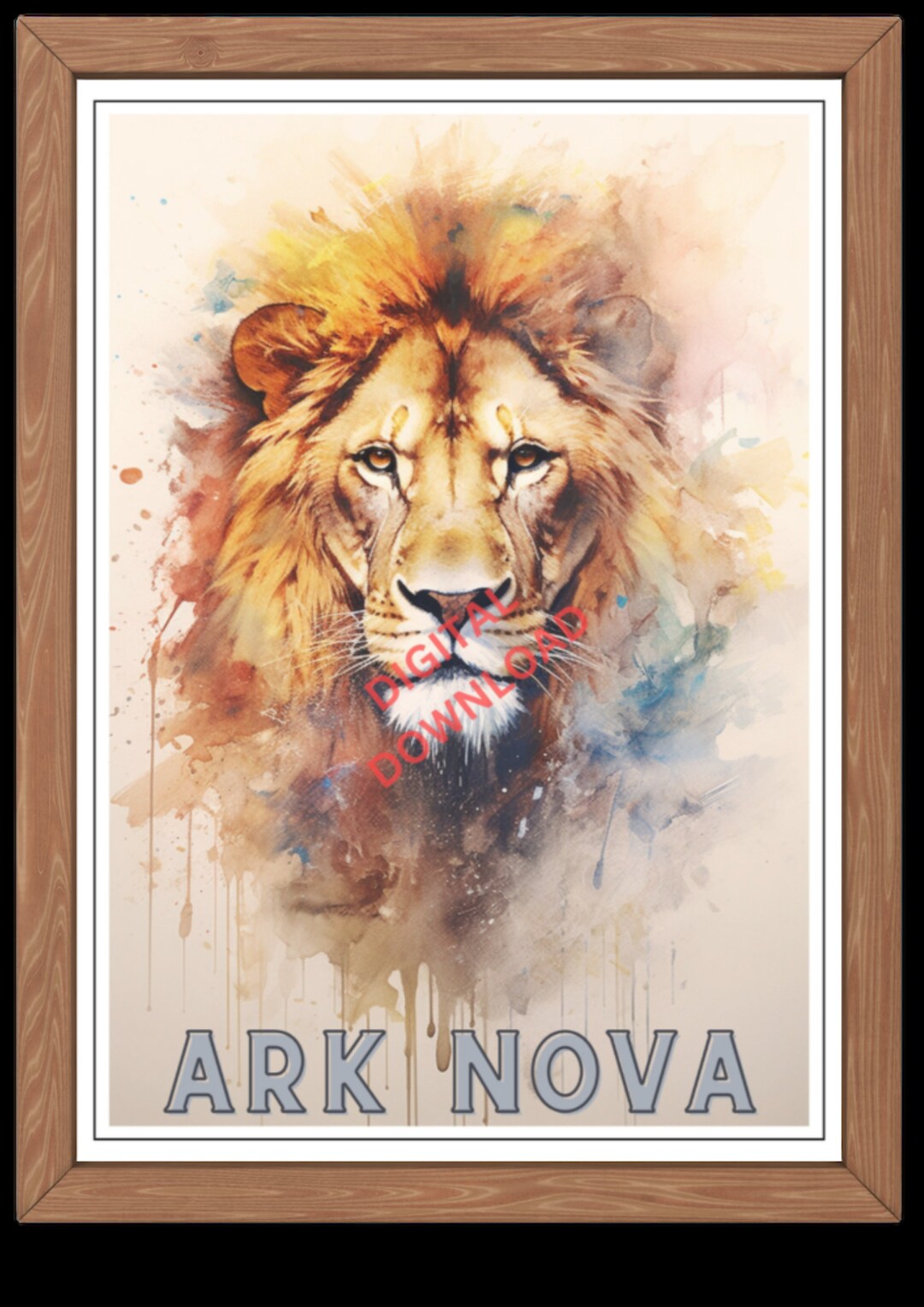 Board Game Wall Poster Art Print Ark Nova Multiple Sizes Digital ...