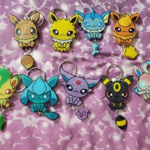 Custom Resin Fox Keychain | Magnet | Badge Reel - Single or Bulk