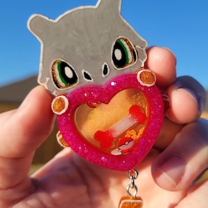 Custom Resin Bone-head Shaker Keychain | Magnet | Badge Reel