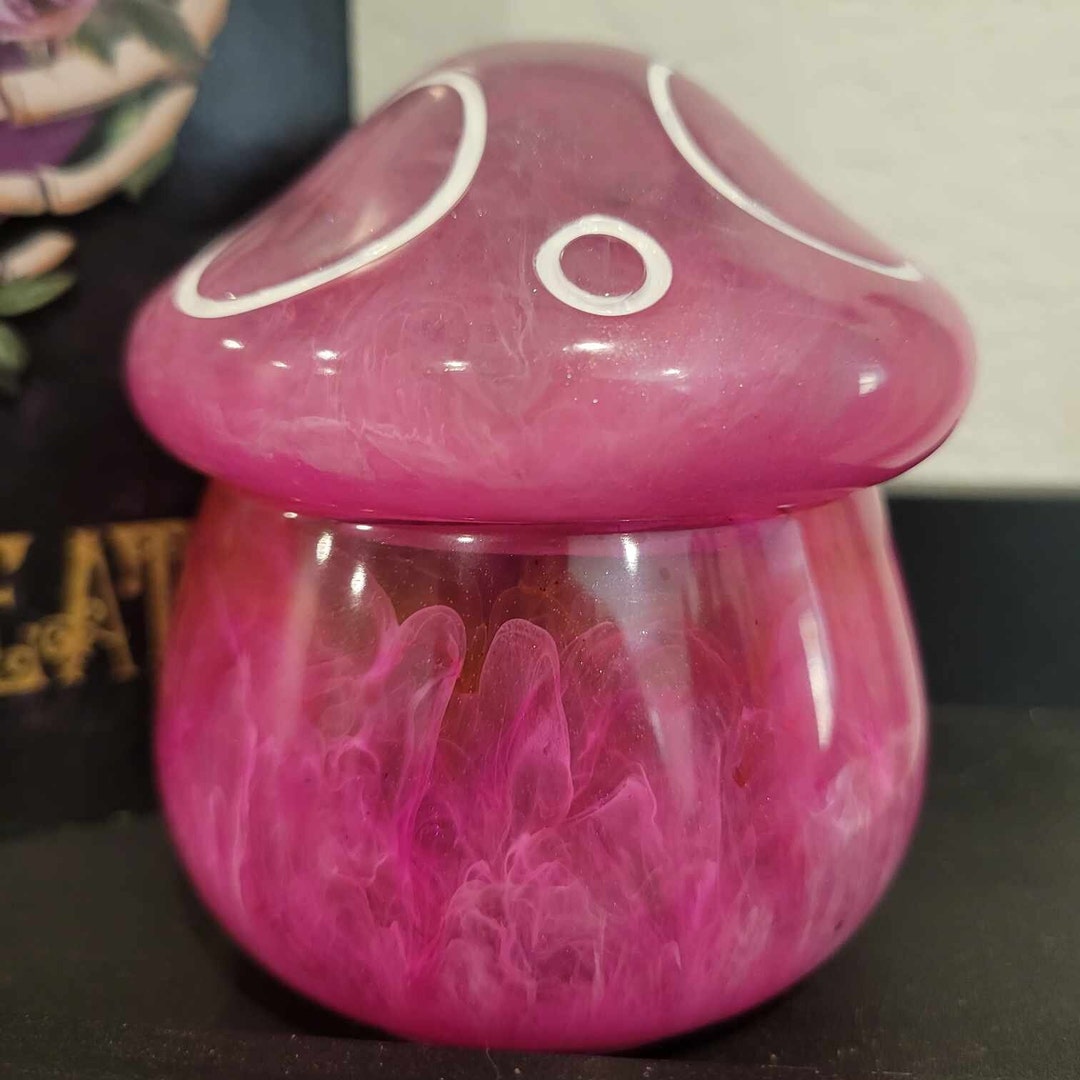 Custom Resin Mushroom Jar Trinket Jar Stash Jar Etsy