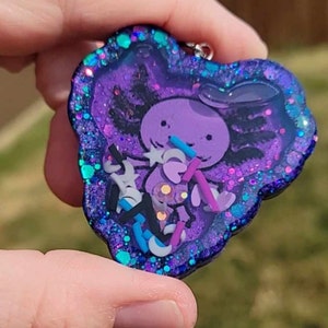 Axolotl Shaker | Axolotl Shaker Keychain or Magnet | Axolotl Keychain | Axolotl Magnet | Badge Reel