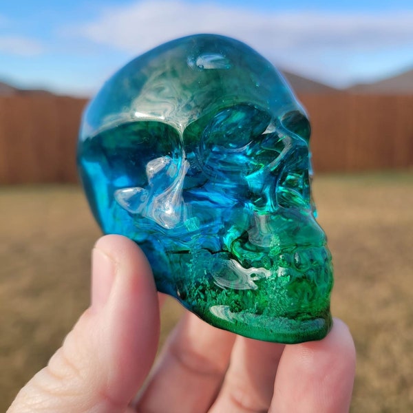 Medium-sized Custom Resin Skull | Gear Shift Knob