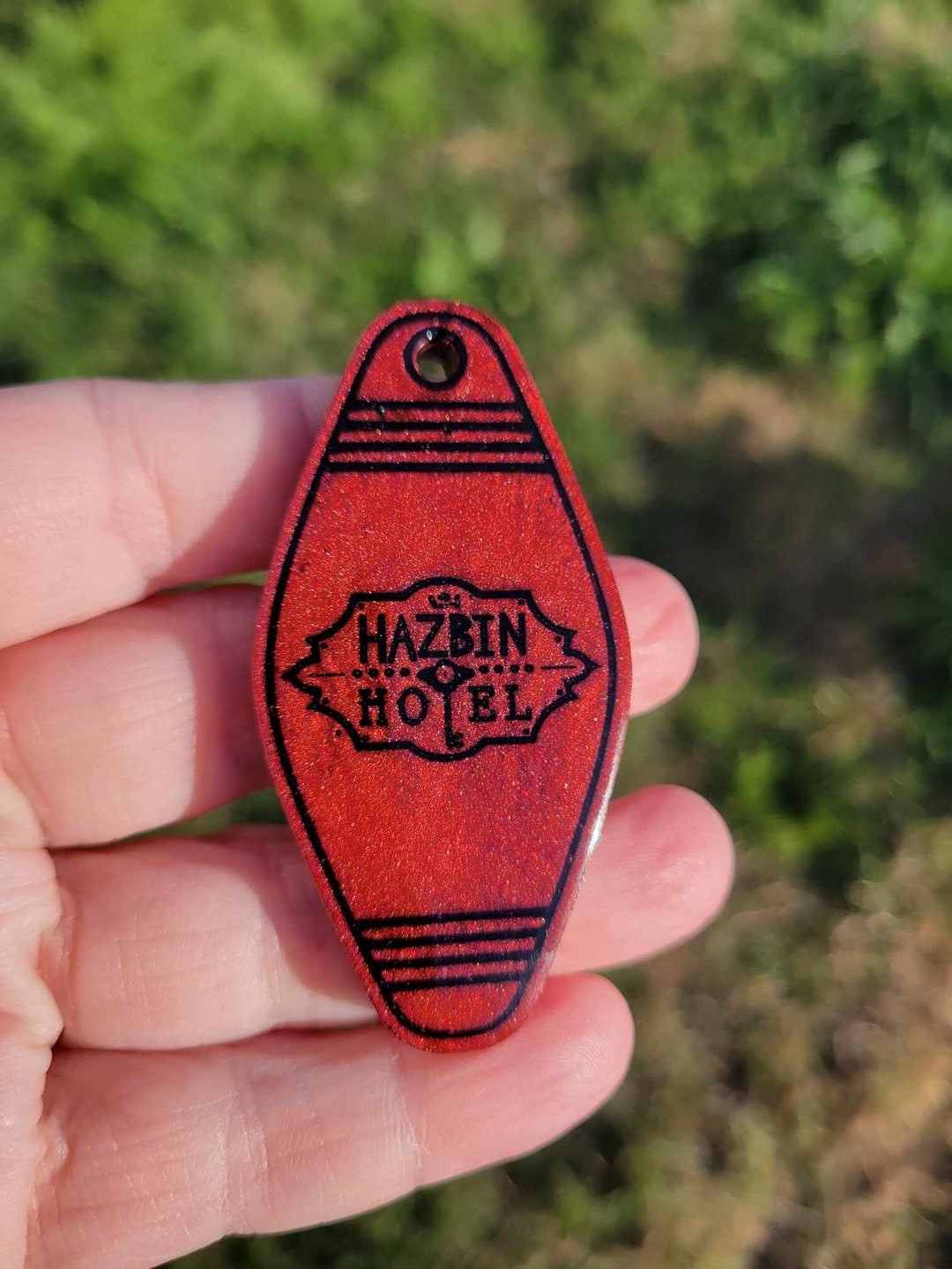 Hazbin Hotel Room Key Tag | Hellaverse | Keychain - Etsy