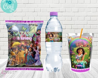 Encanto Chip Bag/Encanto Water Bottle Label/Encanto Caprisun Label/ Encanto Birthday Treats/ Encanto Birthday Bundle