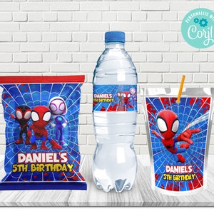 MarvelComics Marvel Spidey and His Amazing Friends Stickers and Tattoos  Party Favor Set ~ Bundle with 4 Spidey Sticker Sheets and 100 Spiderman