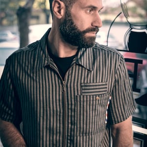 Premium Barber&#39;s Stripped Jacket by Ergostyl