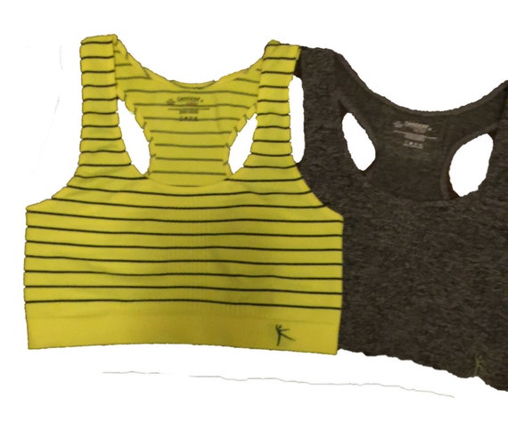 Buy Sport Bra Danskin Seamless Racerback Sport Bra Value 2-pack Med-impact  Online in India 