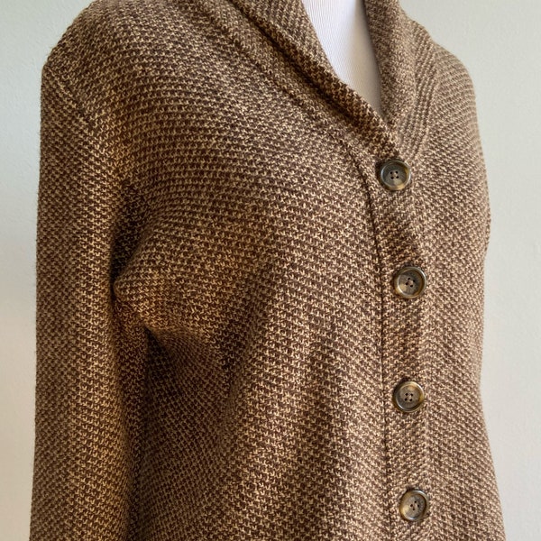 Vintage Women’s “Lauren” by Ralph Lauren Knit Tweed Cardigan