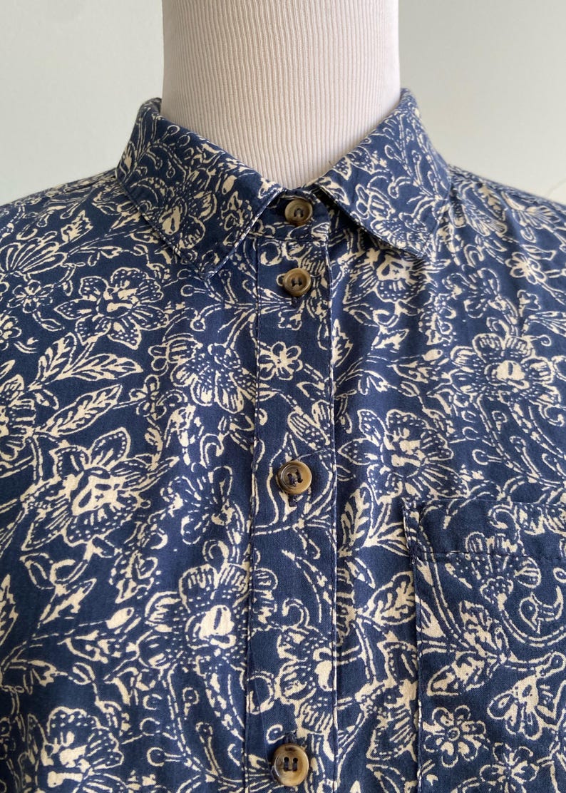 Chemise boutonnée en coton imprimée « Maeve/Anthropologie » pour femme classique image 2