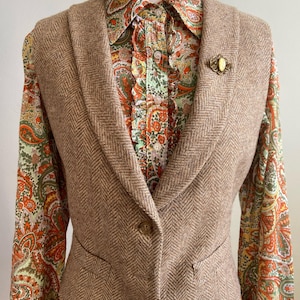 Vintage Women’s Herringbone Vest