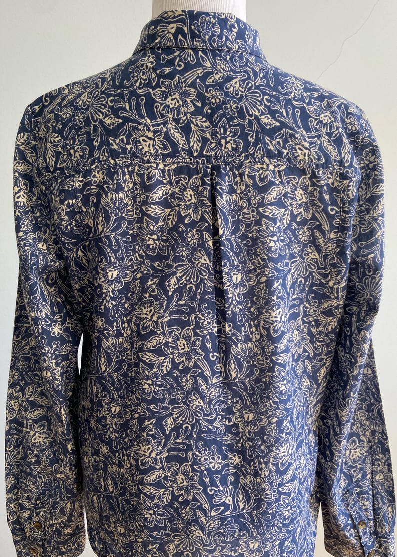 Chemise boutonnée en coton imprimée « Maeve/Anthropologie » pour femme classique image 9