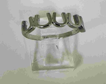 Anello da piede Ferro di cavallo in argento 925, 1,92 grammi, misura 9