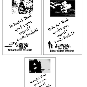 Kandle Bossfield Signed Bookplates - Please Read Description