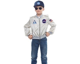 NASA Flight Jacket Child's Costume - Boy's, Girls, Unisex