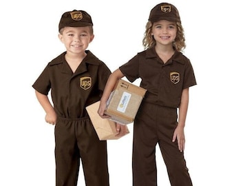 UPS Driver Toddler Costume - Boy&#39;s, Girl&#39;s, Unisex