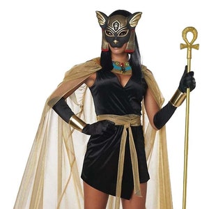 Egyptian Feline Goddess Costume - Women&#39;s