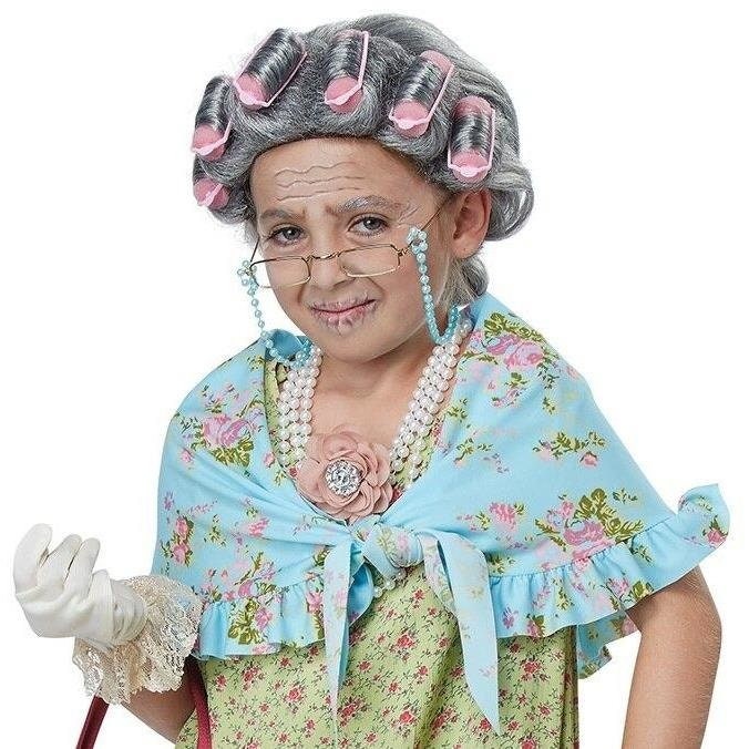 Girl's Old Lady Costume Kit - Etsy