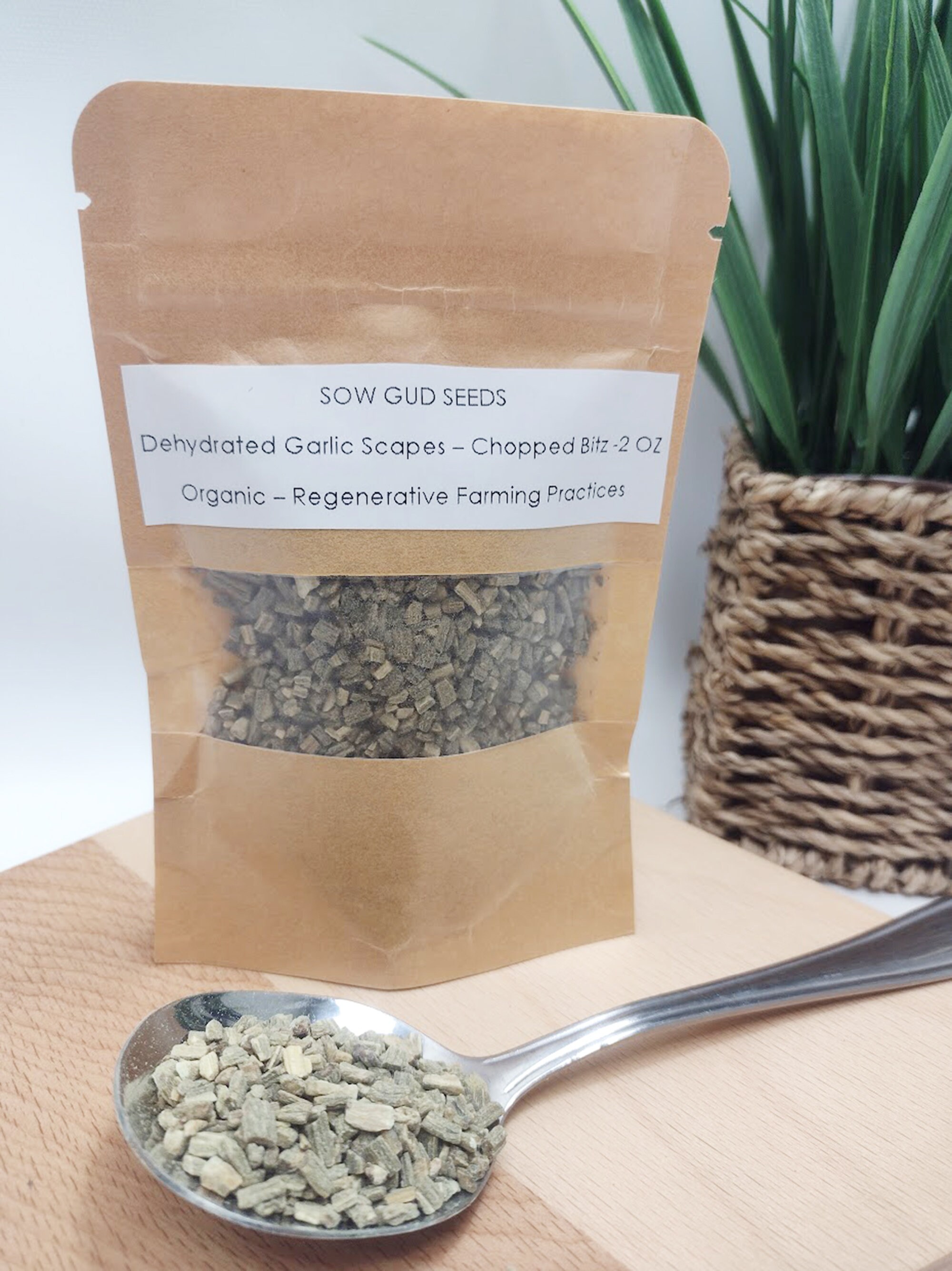 Dehydrated Garlic Scape Green Garlic Scapes FODMAP Etsy