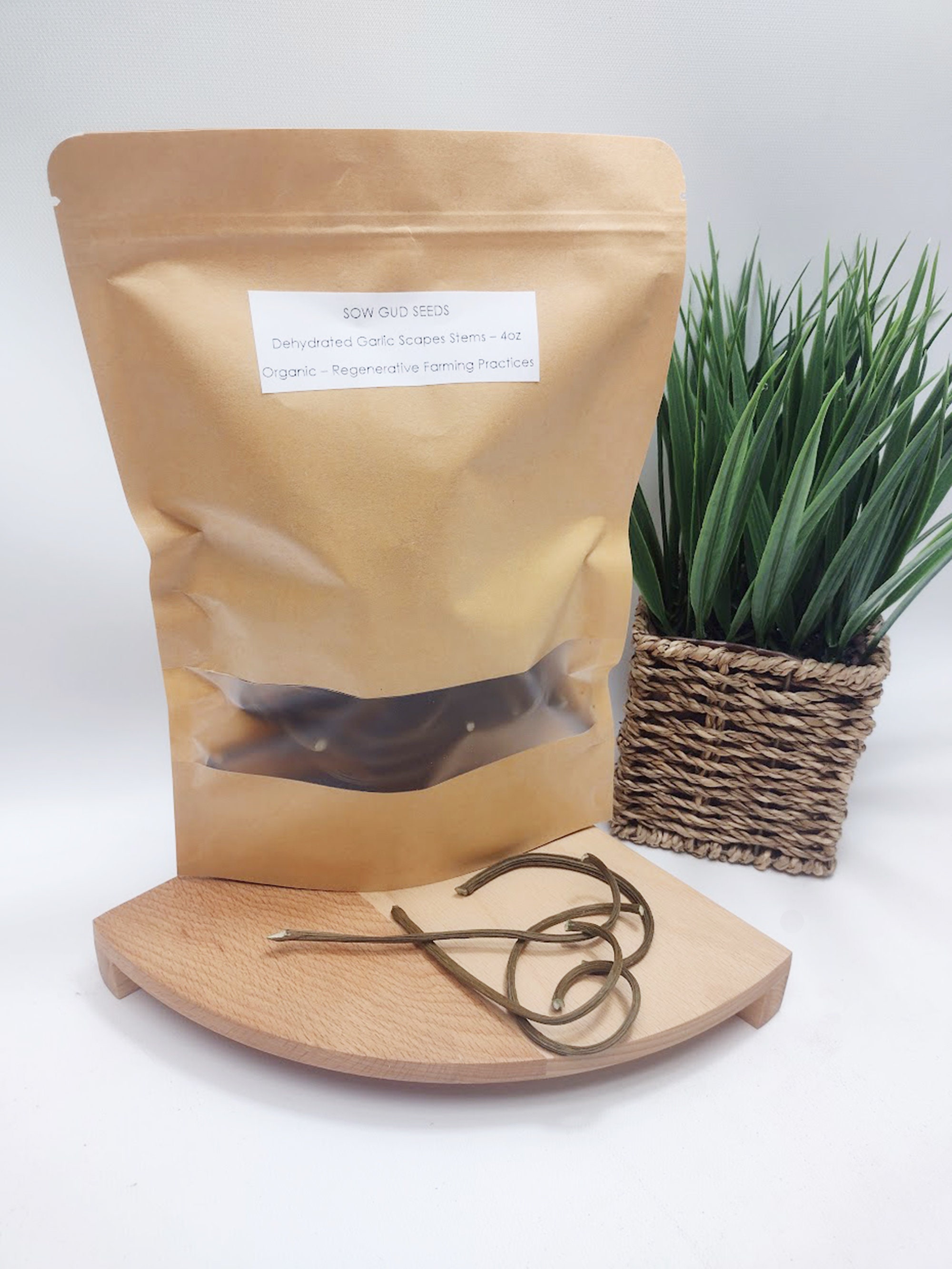 Dehydrated Garlic Scape Green Garlic Scapes FODMAP Etsy