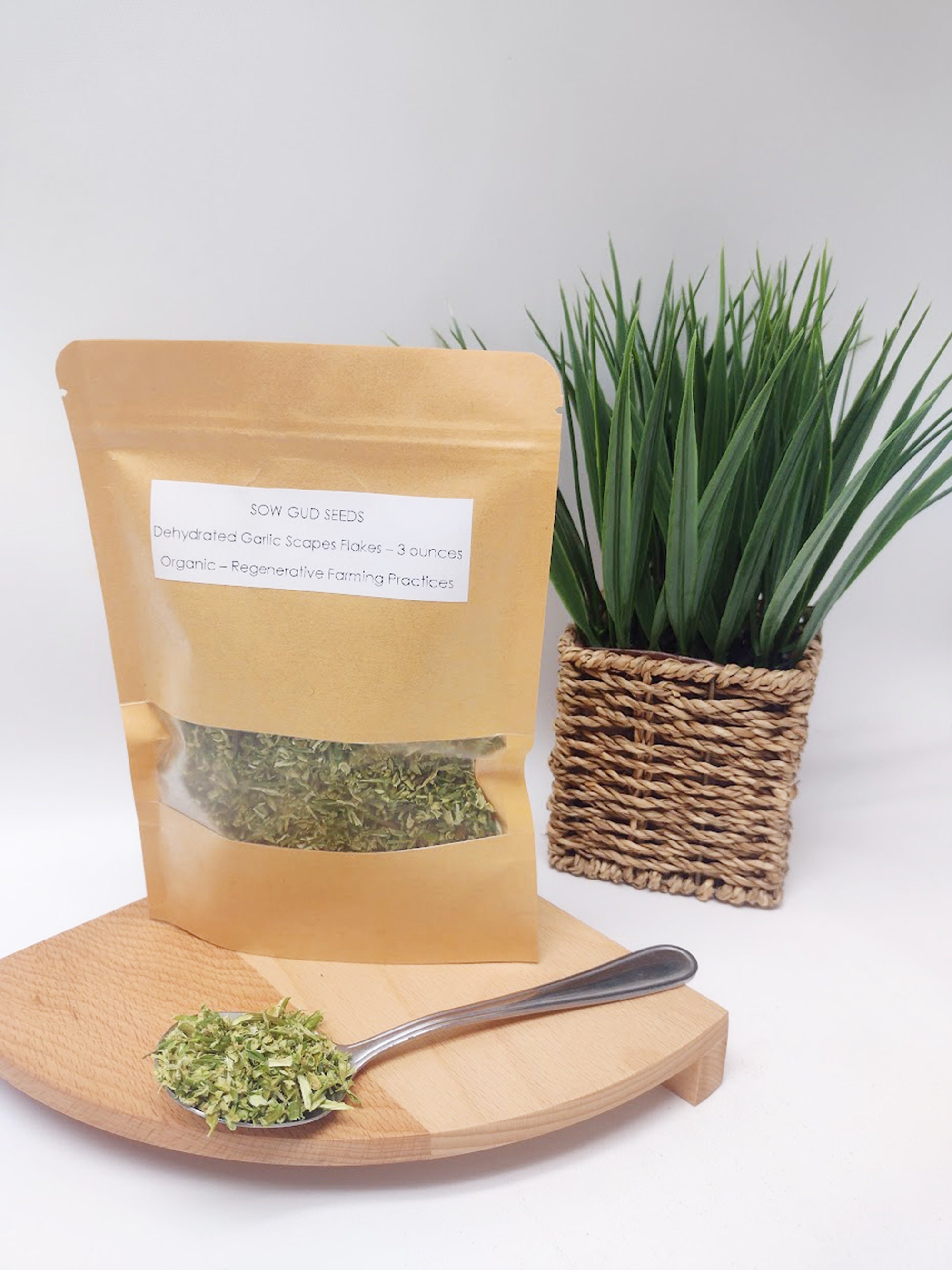 Dehydrated Garlic Scape Green Garlic Scapes FODMAP Etsy